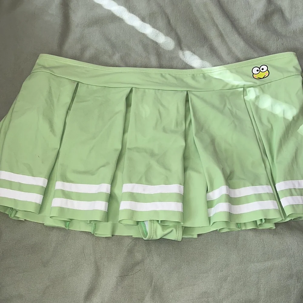 Sanrio Keroppi varsity striped swim skirt - Picture 4 of 7